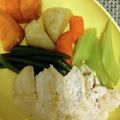 Lake☆Erie's cooksnap of when they made レンチン！だけの温野菜♡蒸し鶏も一緒に♡.