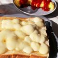 ♡おかわりもたちゃん♡'s cooksnap of when they made モッツァレラチーズとはちみつトースト.