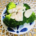ボブナナ's cooksnap of when they made えびほたてとブロッコリーのマヨケチャ和え.
