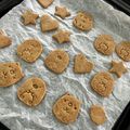 ★みーちゃんママ★'s cooksnap of when they made 簡単・米粉のきな粉たっぷりクッキー.