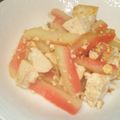 ソネチコ's cooksnap of when they made スイカの皮と豚肉＆豆腐のにんにく醤油炒め.
