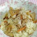 実１１３'s cooksnap of when they made 夫が愛する♡れんこんと豚肉の混ぜご飯.