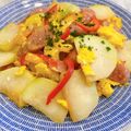 クックLDX6TD☆'s cooksnap of when they made コールラビとウインナーの簡単ソテー.