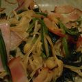 ヨシヨッシー's cooksnap of when they made ☆ほうれん草ベーコンえのきのバターソテー.