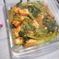 りえー。's cooksnap of when they made 小松菜と厚揚げの味噌マヨチーズ焼き.