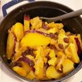 ひちょみん's cooksnap of when they made さつまいも・リンゴ・レーズンの甘煮.