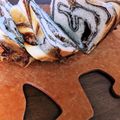 もぐみん25's cooksnap of when they made チョコマーブル食パン（ちくわパン成形）.