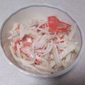 きらり流れ星's cooksnap of when they made 大根カニカマサラダ.