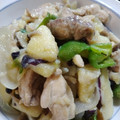 masaetsu's cooksnap of when they made さつまいもと鶏肉の甘辛炒め.