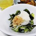 zakkiiM's cooksnap of when they made しらす・わかめ・きゅうりの酢の物.