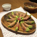 つんの助's cooksnap of when they made 簡単おつまみ〜アボカドの生ハム巻き.