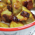 zakkiiM's cooksnap of when they made 揚げ里芋とベーコンの粒マスタード炒め.