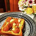 ダッフィーニーうに's cooksnap of when they made 柿とクリームチーズのトースト★.