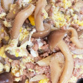 にこちゃんち's cooksnap of when they made やみつき☆ひき肉ゴボウの卵とじ.