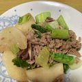 ☆1026りぃ☆'s cooksnap of when they made カブと牛肉の炒め煮.