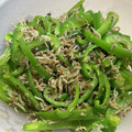お塩と砂糖's cooksnap of when they made 簡単　ちりめん山椒とピーマン炒め.