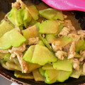 クックU60N2F☆'s cooksnap of when they made はやとうりと豚肉のオイスター炒め.