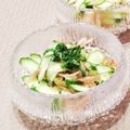 Dellaたん's cooksnap of when they made 胡瓜・茗荷・大葉・紀州梅の和えサラダ.
