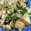 ameうめ's cooksnap of when they made のり佃煮野菜炒め.