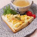 クックHG9V8Y☆'s cooksnap of when they made 食パンアレンジ！たまご明太トースト♪.