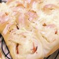 パグカップ's cooksnap of when they made ハムマヨチーズのちぎりパン♪.