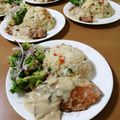 クックI7I5L1☆'s cooksnap of when they made 鮭のムニエル♡アンズダケ（ジロール茸）.