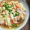 そらてんママ's cooksnap of when they made 簡単中華♪　蟹たまあんかけ＆天津飯.