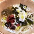 ほもい's cooksnap of when they made 梅とろろ昆布うどん.