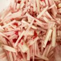SkyMiki's cooksnap of when they made シンプル 大根梅サラダ.