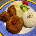 mindoママ's cooksnap of when they made 定番！激ウマ(*^^*)メンチカツ.