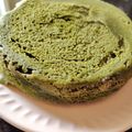 なち☆★'s cooksnap of when they made レンジ3分♪抹茶の米粉蒸しパン.