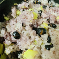 クックXLS9D8☆'s cooksnap of when they made 簡単さつまいも黒豆ご飯♪失敗しない炊飯器.