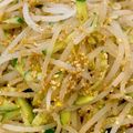 ヒロ♪エリ's cooksnap of when they made 常備菜②もやしときゅうりの胡麻酢和え.