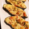 n＆k's cooksnap of when they made 夏ナスボート☆ツナマヨ焼き.