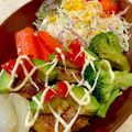 あい♪らんど's cooksnap of when they made アボカドハンバーグてりやきワサビソース.