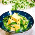 Satoco❋'s cooksnap of when they made 糖質オフ高野豆腐とニラの卵とじ.