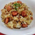 クック40IE82☆'s cooksnap of when they made 簡単！ウィンナー☆ガーリックライス.