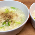 dyupoopoo's cooksnap of when they made レタスとふんわり卵の洋風オートミール粥.