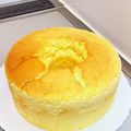 和kaz's cooksnap of when they made ノンオイル☆幸せのレモンシフォンケーキ.