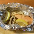 ★りなんち★'s cooksnap of when they made お手軽サーモンのホイル焼き＊BBQにも♪.