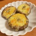 ★りなんち★'s cooksnap of when they made トースターで焼く☆チーズしいたけ.