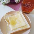 ☆雪矢☆'s cooksnap of when they made メープル×チーズトースト.