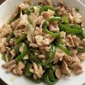 メイプルママ☆'s cooksnap of when they made 豚こまとピーマンの焼肉のたれマヨ炒め.
