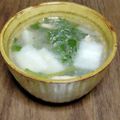 cyobindish's cooksnap of when they made 大根と春菊のシーチキンスープ.