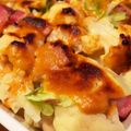 sour214's cooksnap of when they made カリフラワーとキャベツの味噌マヨ焼き.