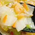 赤べこYDK's cooksnap of when they made シーフードミックスで簡単！白菜のあんかけ.
