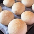 onnut81's cooksnap of when they made 中力粉とホエーでまんまるパン.