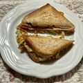 ブランディ's cooksnap of when they made 韓国風☆キャベチーズハム玉サンド.