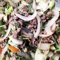 みゆこ♪ママ's cooksnap of when they made 豚肉みず菜しゃっきり炒め.