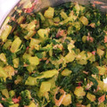 himhima72's cooksnap of when they made 麺つゆで大根の葉の野沢菜漬け風.